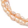 Natural Cultured Freshwater Pearl Beads Strands PEAR-P064-20H-02B-4