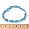 Natural Apatite Bead Stretch Bracelets BJEW-K213-40-7