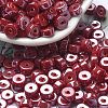 Opaque Colours Luster Glass Seed Beads SEED-E001-P3x6mm-A12-1