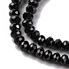 Natural Black Spinel Beads Strands G-E560-Q05-4