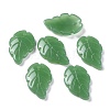 Baking Paint Imitation Jade Glass Pendants EGLA-M027-01A-03-1