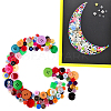300Pcs 2 Colors Resin Buttons DIY-SP0003-98A-4