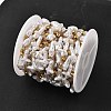 Ion Plating(IP) 304 Stainless Steel Flower Link Chains CHS-H034-03G-01-3