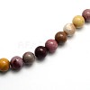Natural Mookaite Round Beads Strands G-O047-12-8mm-2