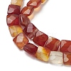 Natural Red Agate Beads Strands G-K359-B11-01-4