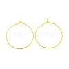 Brass Wine Glass Charm Rings Hoop Earrings X-EC067-3G-1