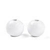 Painted Natural Wood Beads WOOD-A018-16mm-19-4