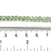 Electroplate Transparent Glass Beads Strands EGLA-A035-T4mm-L09-4