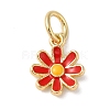 Brass Enamel Charms KK-L216-006G-02-1