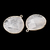 Natural Quartz Crystal Pendants G-B009-07G-W-4