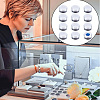 Column Plastic Loose Diamond Storage Screw Top Foam Gem Jars CON-HY0001-04A-6