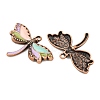 Alloy Enamel Pendants PALLOY-F319-02C-R-2