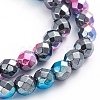 Electroplated Non-magnetic Synthetic Hematite Beads Strands G-L562-09C-2