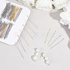 600Pcs 6 Styles 304 Stainless Steel Flat Head & Ball Head & Eye Pins STAS-ME0003-14-5