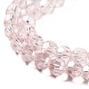 Electroplate Transparent Glass Beads Strands EGLA-A035-T6mm-A20-3