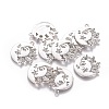 Tibetan Style Alloy Pendants LS-TIBEP-22752-AS-RS-1