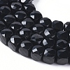 Natural Black Tourmaline Beads Strands G-L537-013B-2