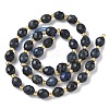 Natural Dumortierite Beads Strands G-F809-A39-01-4