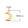 304 Stainless Steel Pendants STAS-I140-05G-2