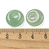 Natural Green Aventurine Donut/Pi Disc Charms G-G142-02H-3