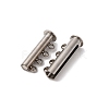 304 Stainless Steel Slide Lock Clasps STAS-A117-07B-P-2
