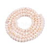 Electroplate Opaque Solid Color Glass Beads Strands EGLA-A044-P3mm-L05-3