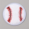 Sports Ball Theme Computerized Towel Fabric Embroidery Iron on Cloth Patches LS-PATC-WH0007-23B-1
