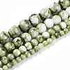 Baking Paint Glass Beads Strands X-DGLA-N003-6mm-C06-2