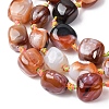 Natural Fire Crackle Agate Beads Strands G-P605-C01-01-4
