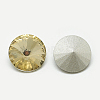 Pointed Back Glass Rhinestone Cabochons X-RGLA-T086-14mm-04-2