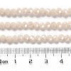 Electroplate Opaque Glass Beads Strands LS-EGLA-A035-P4mm-A05-4