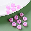 Acrylic European Beads MACR-S375-002B-03-6