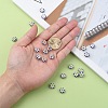 Alloy Rhinestone European Beads CPDL-H999-17-5