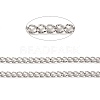 Tarnish Resistant 304 Stainless Steel Curb Chains CHS-E005-01P-2