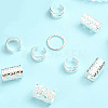 200Pcs 5 Styles Iron Hair Coil Cuffs AJEW-SC0003-88-7