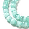 Natural Selenite Beads Strands G-P493-01G-4