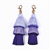 Polycotton(Polyester Cotton) Tassel Big Pendant Decorations FIND-S302-14I-1