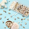 5 Styles Mixed Natural Shell Beads SSHEL-YW0001-03-5