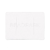 Rectangle Paper Hair Clip Display Cards DIY-B061-02B-2