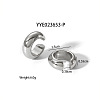 Elegant 304 Stainless Steel Cuff Earrings NQ7572-2-1