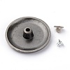 Alloy & Iron Craft Solid Screw Rivet PALLOY-WH0084-20EB-2