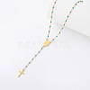 Vintage Resin Rosary Bead Necklaces TM3459-2-1