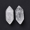 Natural Quartz Crystal Double Terminal Pointed Pendants G-C007-02A-14-2