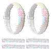 Wide Stretch Sparkling Headband OHAR-WH0001-07C-1