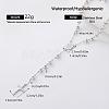 Vintage 304 Stainless Steel Column Rosary Bead Necklaces VY6657-1-1