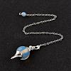Opalite Sphere Dowsing Pendulums BJEW-E292-A11-1