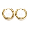 Rack Plating Brass Hoop Earrings KK-S402-03E-1