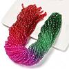 Transparent Painted Glass Beads Strands DGLA-A034-T3mm-A24-1