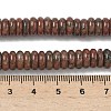 Natural Red Sesame Jasper Beads Strands G-G329-A04-3x8mm-6