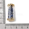 Glass Tube with Natural Lapis Lazuli Chip Beads Inside Pendants LS-FIND-B054-01G-01-3